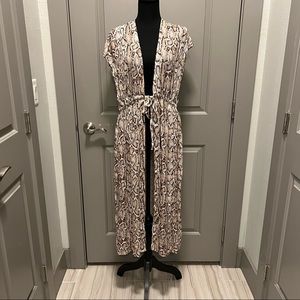 Kona Sol Animal Print Swim Cover Up - Small/Medium